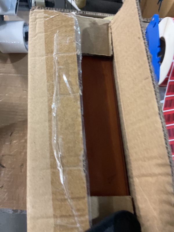 Photo 1 of 2 Pack Wooden Sorting Tray Grid Display Wood Divided Organizer Brown Finished Section Box (12 Compartments,12.9 x 9.1 x 1.55 Inch Each Tray)