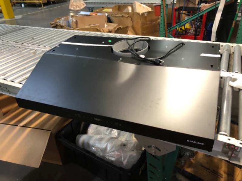 Photo 1 of * HOOD DENTED FROM SHIPPING* GASLAND Master 36 Inch Under Cabinet Range Hood, Matte Black, 700 CFM for Heavy-Duty Cooking Kitchen Exhaust Fan, 3-speed Powerful Stove Vent Hood 67dB, Three Filters Vent Hood with 5000K LED light