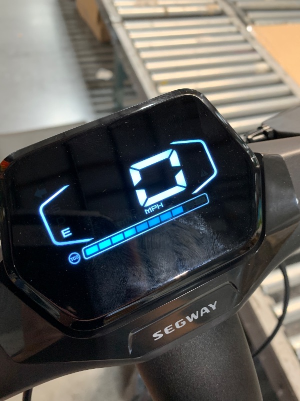 Photo 1 of *FUNCTIONAL WITH EXCEPTION OF BACK WHEEL IS CURRENTLY NOT TURNING.* Segway ZT3 Pro Electric Scooter, Up to 24.9 MPH, 43.5-Mile Range, Dual Suspension, Flash Charge, 1600W Peak Motor, Off-Road Scooter for Adults UL Certified (UL2272/2271)