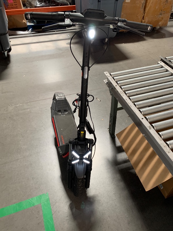 Photo 1 of *FUNCTIONAL WITH EXCEPTION OF BACK WHEEL IS CURRENTLY NOT TURNING.* Segway ZT3 Pro Electric Scooter, Up to 24.9 MPH, 43.5-Mile Range, Dual Suspension, Flash Charge, 1600W Peak Motor, Off-Road Scooter for Adults UL Certified (UL2272/2271)