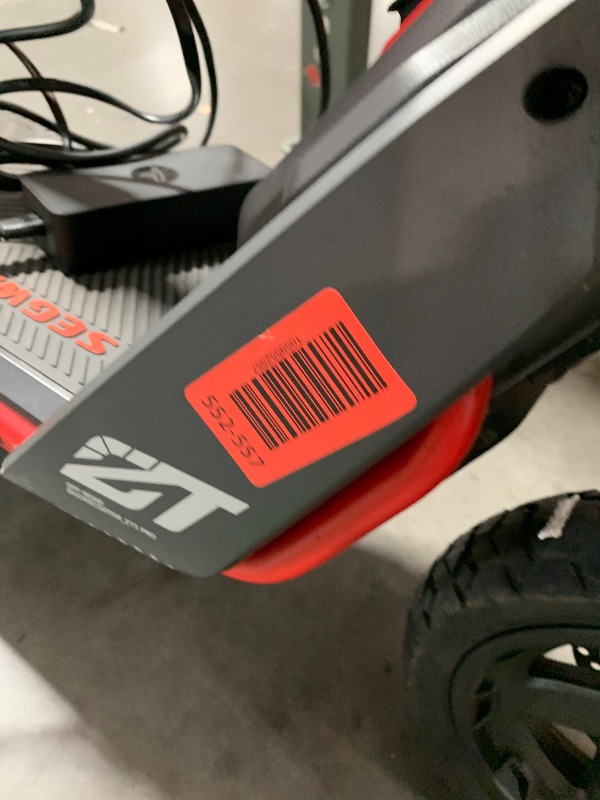 Photo 1 of *FUNCTIONAL WITH EXCEPTION OF BACK WHEEL IS CURRENTLY NOT TURNING.* Segway ZT3 Pro Electric Scooter, Up to 24.9 MPH, 43.5-Mile Range, Dual Suspension, Flash Charge, 1600W Peak Motor, Off-Road Scooter for Adults UL Certified (UL2272/2271)