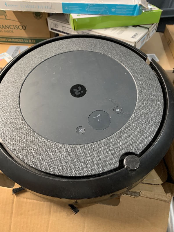 Photo 1 of * BEEDS CLEANED AND NEEDS CHARGED TO TEST*  NO CHARGER IN BOX* iRobot Roomba Combo i5 Robot Vacuum & Mop - Clean by Room with Smart Mapping, Works with Alexa, Personalized Cleaning Powered OS, Ideal for Pet Hair, Carpet and Hard Floors
