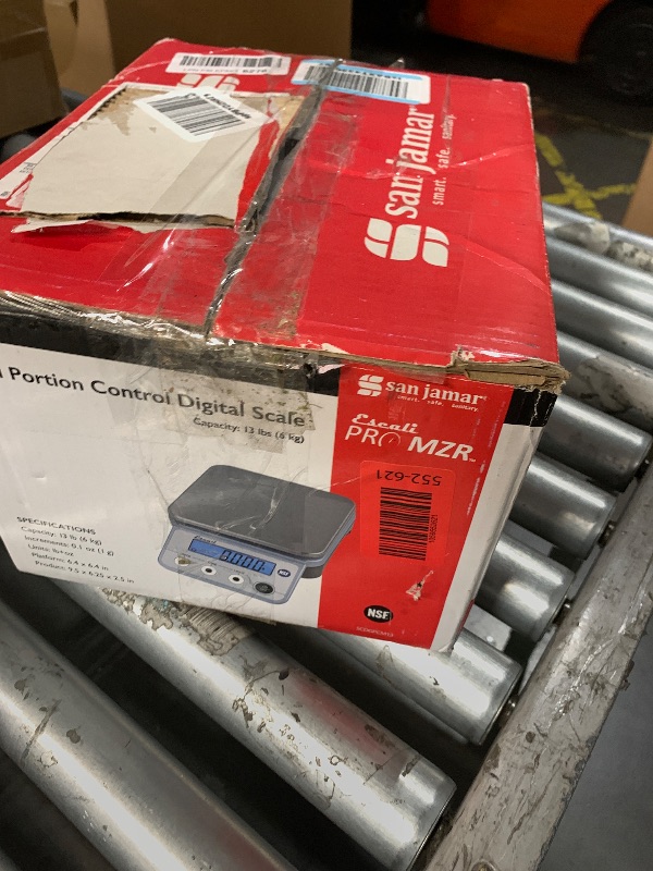 Photo 1 of *Dirty!* needs cleaned* San Jamar SCDGPCM13 Small Portion Control Digital Food Scale, 13 lb Capacity