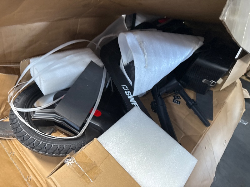 Photo 1 of *** PARTS ONLY **** SWFT Electric Scooter Compact Foldable Scooter, LCD Display, Bluetooth Speaker, Rechargeable Long-Lasting Battery, Reliable Motor, Durable Wheels, Bright Headlight, Fast E-Scooter for Adults & Kids
