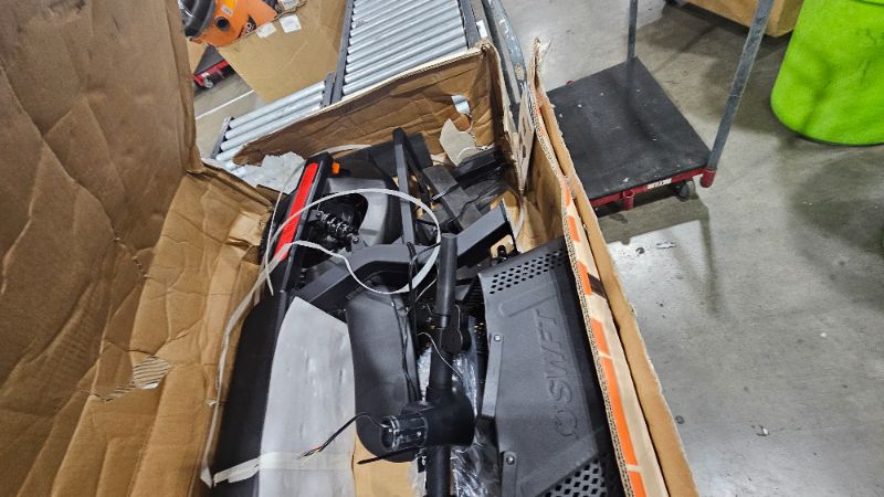 Photo 1 of *** PARTS ONLY **** SWFT Electric Scooter Compact Foldable Scooter, LCD Display, Bluetooth Speaker, Rechargeable Long-Lasting Battery, Reliable Motor, Durable Wheels, Bright Headlight, Fast E-Scooter for Adults & Kids