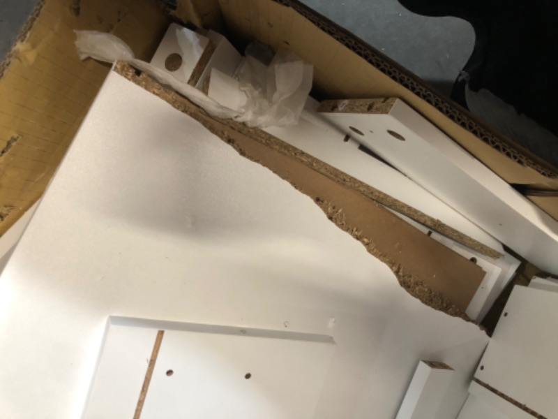 Photo 1 of ***MAJOR DAMAGE - NUMEROUS BROKEN PARTS - INCOMPLETE - MISSING HARDWARE - SEE PICTURES***
Storkcraft Brookside 6 Drawer Double Dresser (White) – GREENGUARD Gold Certified, Dresser For Nursery, Kids, Chest Of Drawers
