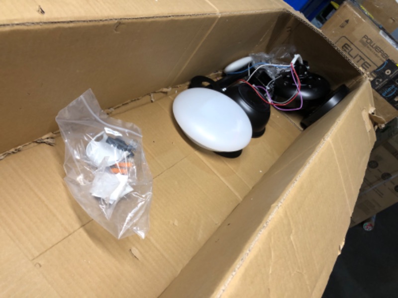 Photo 1 of ***HEAVILY USED - LIKELY MISSING PARTS***
ABZ 52 Inch Ceiling Fans with Lights and Remote Control, Outdoor Ceiling Fan with Light 3 Blades Propeller Solid Wood Ceiling Fan for Indoor Bedroom Living Room, Walnut Wood