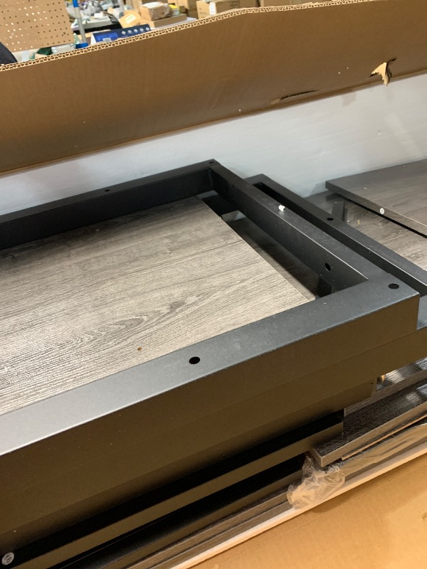 Photo 1 of ***DAMAGED - INCOMPLETE - SEE PICTURES***
YITAHOME Heavy Duty 55-75 Gallon Aquarium Stand with Power Outlets, Cabinet for Fish Tank Accessories Storage - Metal Fish Tank Stand Suitable for Fish Tank, Turtle Tank, 880LBS Capacity, Grey