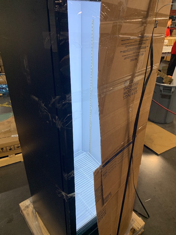 Photo 1 of (TRUCK/TRAILER PICKUP ONLY)(sold for parts only) PrecisionAuto Commercial Merchandiser Refrigerator, 11.3 Cu.Ft / 320L Beverage Refrigerator Cooler Merchandiser