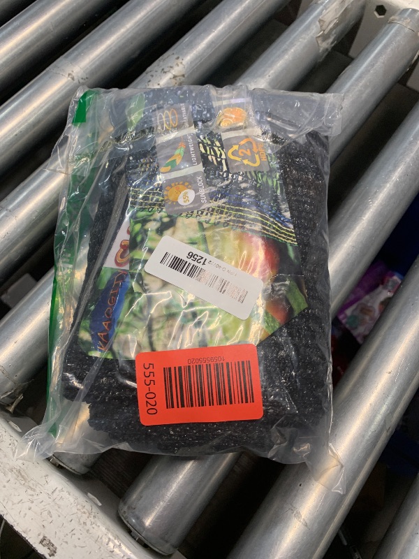 Photo 1 of (BAGGED) KAAOGITY 55% Sunblock Shade Cloth Cover Mesh UV Resistant Net for Garden Flower Plant Greenhouse, Black (6.5 x 10 FT)