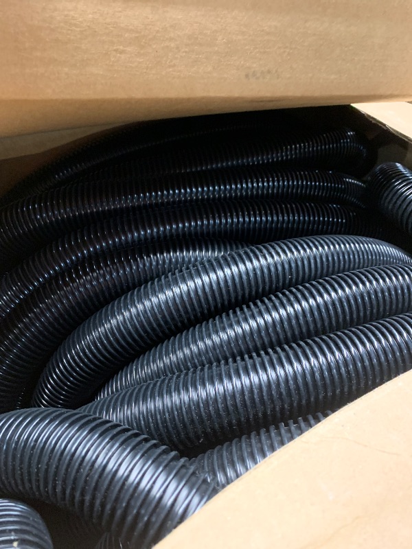 Photo 1 of ***BLACK***Cen-Tec Systems 50 Ft. Ultra-Flexible Crushproof Commercial Vacuum Hose with 1.5 Inch Inner Diameter