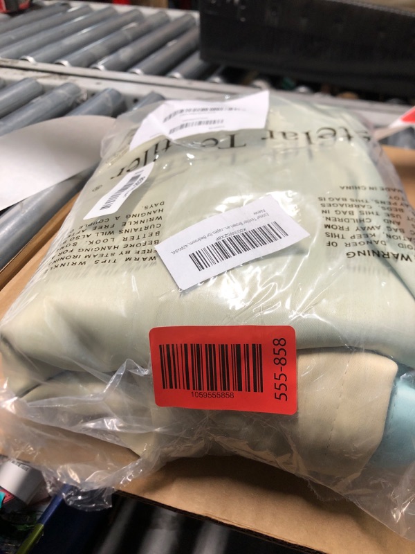 Photo 1 of ***(STOCK PHOTO FOR REFERENCE ONLY/ COLORS DIFFER)***Estelar Textiler Brown and Teal Room Darkening Blackout Curtains 84 Inch Length 2 Panels Set for Living Room, Thermal Insulated Ombre Light Blocking Grommet Blackout Drapes for Bedroom, 42Wx84L