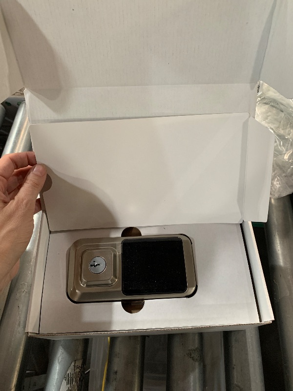 Photo 1 of (PARTS) (NOT A COMPLETE OR FUNCTIONAL SET) Kwikset Halo Wi-Fi Smart Lock, Keyless Entry Door Deadbolt, Geofence Auto-Unlock, Grade AAA Certified, No Hub Easy Install, Satin Nickel Lifetime Finish Warranty, Touchscreen