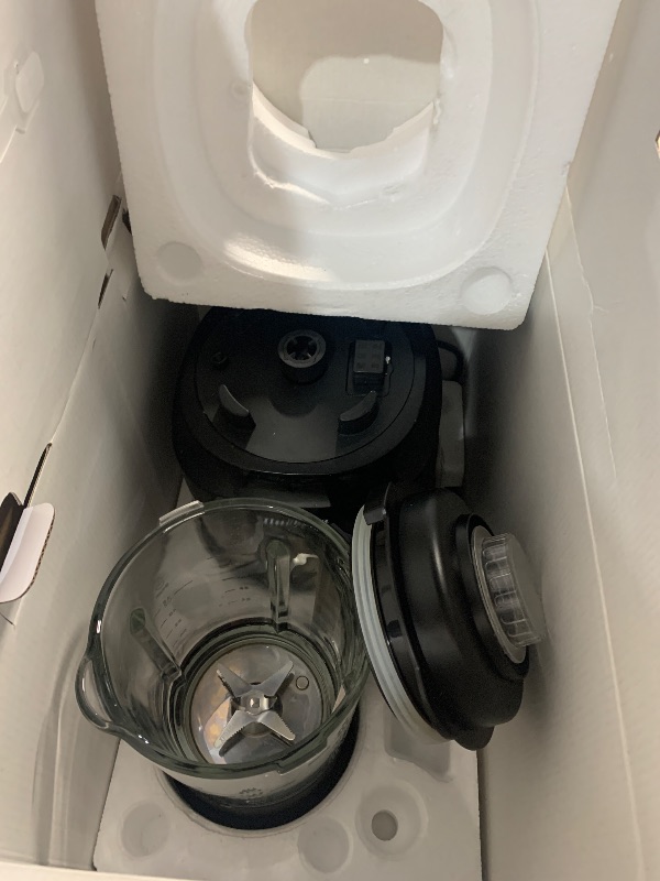 Photo 1 of ***(HEAVILY USED/ MINOR DAMAGE)***Countertop Food Blender,Hot Soup Maker,High-Speed Kitchen Food Processor with 9 One Touch Programs,12H Preset,Self-Cleaning,Crushing,Mixing,Juices,Pureeing,Grinding,Chopping,Auto-shutoff, 60OZ, 1200W