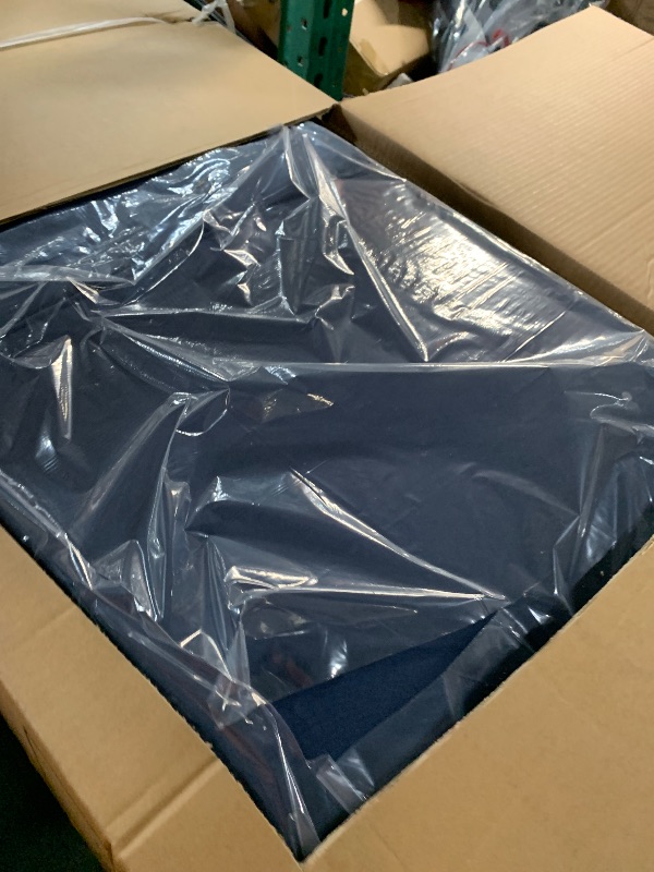 Photo 1 of ***PARTS ONLY***3-Seat Patio Swing Chair Outdoor Heavy Duty Steel Frame with Adjustable Canopy Removable Cushions - All Weather Porch Swings Glider for Backyard, Garden, Poolside - Navy Blue