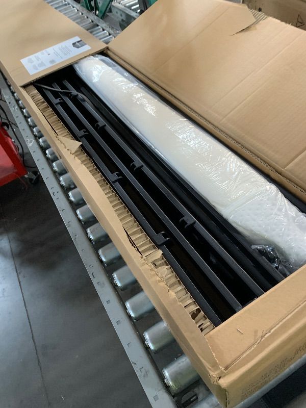 Photo 1 of ***FACTORY SEALED, OPENED FOR INSPECTION***Amazon Basics Smart Box Spring Bed Base, 7-Inch Height Mattress Foundation, Tool-Free Easy Assembly, King, 79"L x 75.5"W x 7"H, White