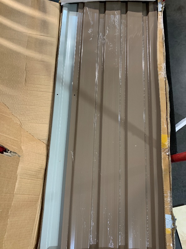 Photo 1 of (incomplete item)(sold for parts) 10x8 FT Sheds & Outdoor Storage Garden Metal Shed with Floor Included Lockable Sliding Door and Air Vents Foundation Steel Shed 