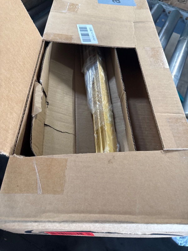 Photo 1 of **FRAME SIDING ONLY** Akfado Canvas Frame for 24x36 Oil Paintings, 0.86" Deep DIY Metal Floater Frames for Vintage Wall Art Prints, Minimalist Wall Decor for Bedroom Hallway Entryway, No Glass & Back (Gold)