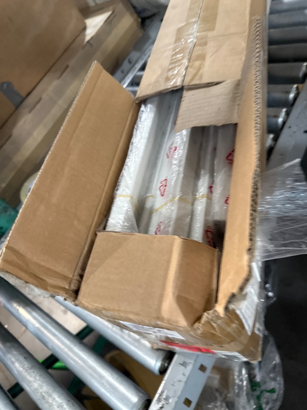 Photo 1 of ***PARTS ONLY***ITIMIDI 14 Inch King Size White Bed Frame with Round Corner Legs, Metal King Bed Frame Platform, Storage Space, No Box Spring Needed, Heavy Duty Steel Support 3500 LBS, Noiseless, Easy Assembly