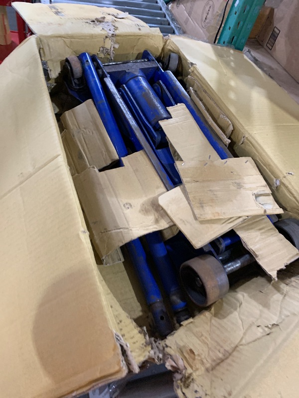 Photo 1 of **DAMAGED**MISSING PARTS**MichaelPro 3.5 Ton Speedy Lift Low Profile Floor Jack - Efficient and Safe Lifting for Your Vehicle, Lowering Speed Control | MP017003