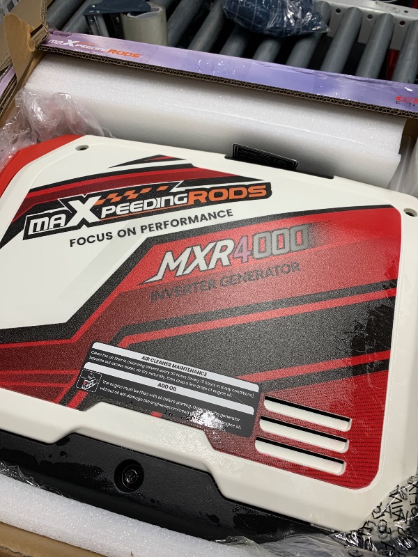 Photo 1 of (used)(see all images) maXpeedingrods 4000 Watt Inverter Generator Portable, Bluetooth® App Remote Data Monitor, RV Ready, Gas Powered Generator