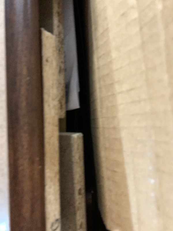 Photo 1 of (used)(unknown if complete) Rustic Computer Desk for Home Office with Drawers, in Washington Cherry