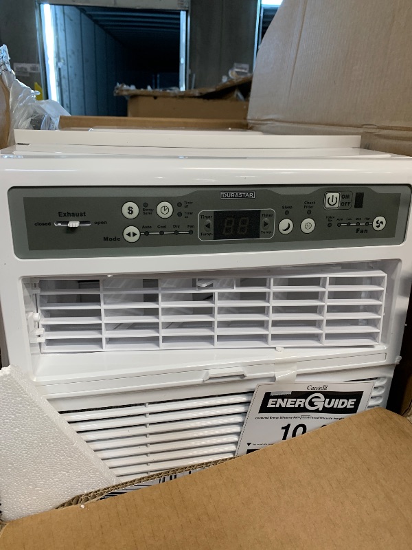 Photo 1 of (used)(missing pieces) Durastar DRCAC101XNA1 10,000 BTU 115V Casement Air Conditioner - White