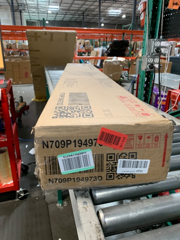 Photo 1 of ************INCOMPLETE ITEM, THIS IS ONLY BOX #1 OUT OF 2 BOXES**********
Merax Twin XL Over Queen Floor Bunk Bed, Kids Brown Wood Bunk Bed Frame with Ladder & Guardrails, Space Saving Teens Youths Beds for Bedroom, Guest Room, Noise Free, No Box Spring N