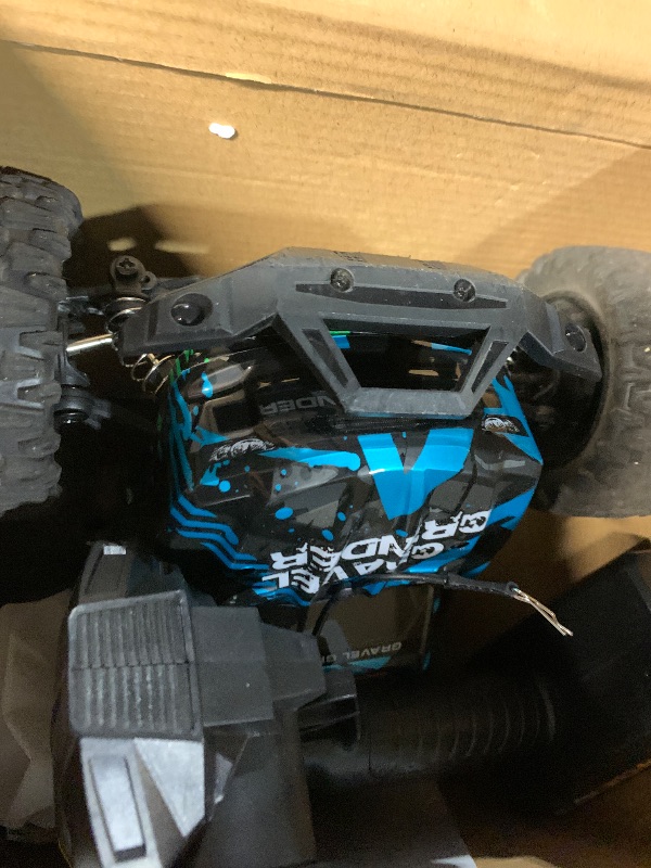 Photo 1 of ***(PARTS ONLY/ MAJOR DAMAGE/ NON FUNCTIONAL)***ITEFDTUTNE 1:14 Brushless Remote Control Cars, Max 60KM/H Off-Road All Terrain Electric RC Truck, 4WD RC Monster Truck with 2.4 GHz Remote Control and 2 Lipo Batteries for Kids Adults Boys Gifts