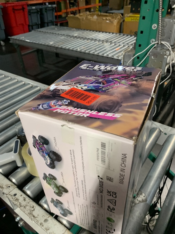 Photo 1 of ***(PARTS ONLY/ MAJOR DAMAGE/ NON FUNCTIONAL)***ITEFDTUTNE 1:14 Brushless Remote Control Cars, Max 60KM/H Off-Road All Terrain Electric RC Truck, 4WD RC Monster Truck with 2.4 GHz Remote Control and 2 Lipo Batteries for Kids Adults Boys Gifts