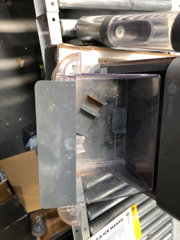 Photo 1 of GE Profile Opal 2.0 XL with 1 Gallon Tank, Chewable Crunchable Countertop Nugget Ice Maker, Scoop included, 38 lbs in 24 hours, Pellet Ice Machine with WiFi & Smart Connected, Stainless Steel