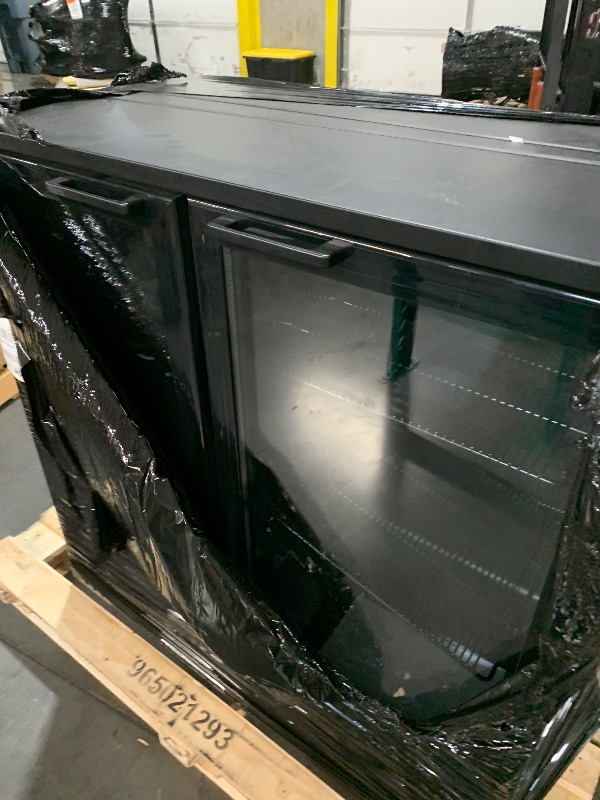 Photo 1 of ***PALLET TRUCK OR TRAILER PICKUP ONLY***
Bluelinecool Back Bar Cooler with 2 Glass Doors, 7.4 Cu.Ft Commercial Bar Fridge, Under Counter Beverage Fridge with LED Lighting, ETL-Certified Beverage Cooler for Beer, Wine, and Soda