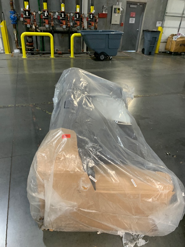 Photo 1 of ***PALLET TRUCK OR TRAILER PICKUP ONLY***
Signature Design by Ashley Maderla Faux Leather Oversized Sofa, Walnut Brown
