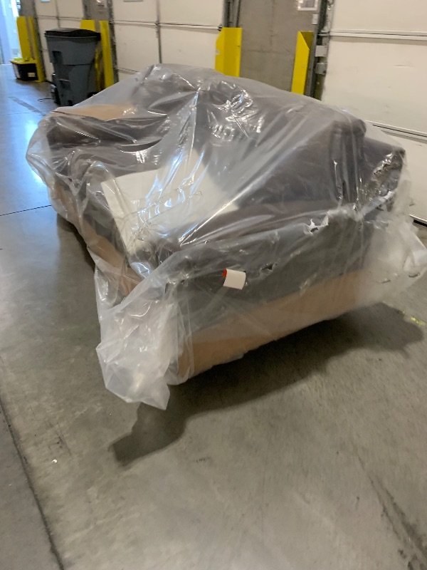 Photo 1 of ***PALLET TRUCK OR TRAILER PICKUP ONLY***
Signature Design by Ashley Maderla Faux Leather Oversized Sofa, Walnut Brown