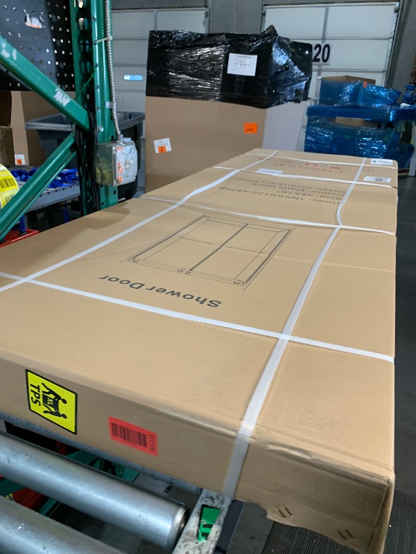 Photo 1 of ***FACTORY SEALED OPENED FOR INSPECTION***
Sunrosa Frameless Double Sliding Shower Door 44-48" W x 76" H, 5/16" (8mm) Thick Easy-Clean Tempered Glass, Soft-Close Adjustable Shower Door with Towel Bar, Matte Black Finish