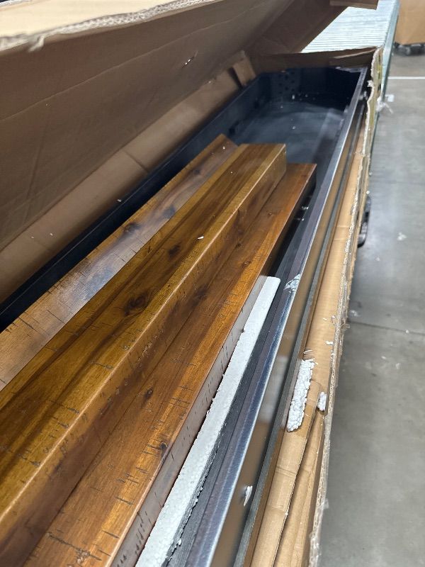 Photo 1 of *** PARTS ONLY *** Signature Design by Ashley Furniture Torjin Urban Counter Height Dining Room Table, Two-tone Brown