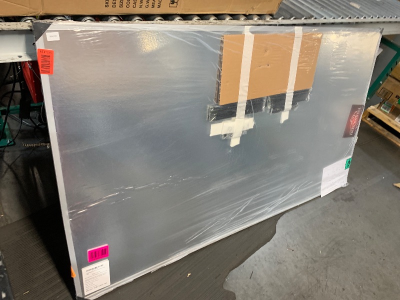Photo 1 of ***A BIT BENT***VIZ-PRO Dry Erase Board/Magnetic Whiteboard, 72 x 40 Inches, Large Wall Mounted Board for School Office and Home