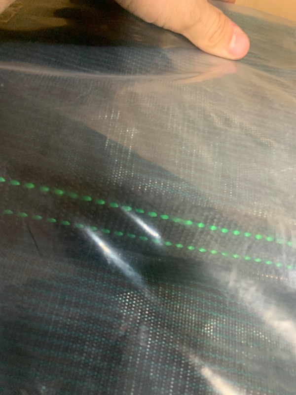 Photo 1 of (see all images) ColourTree Inground Pool Safety Cover - Rectangle Green Heavy Duty Mesh, Triple Stitched & Rain Permeable