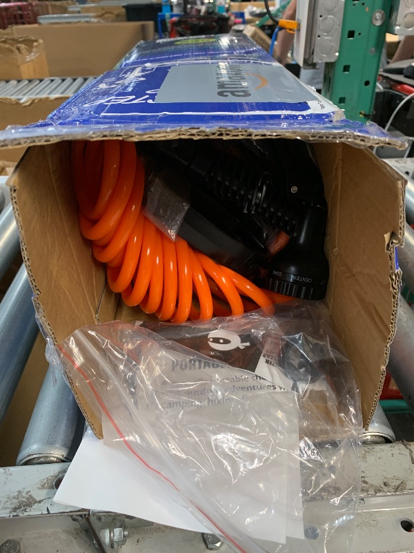 Photo 1 of (broken o ring) SUN NINJA Portable Shower, 2.1Gal Camping Shower with 7 Mode Shower Head