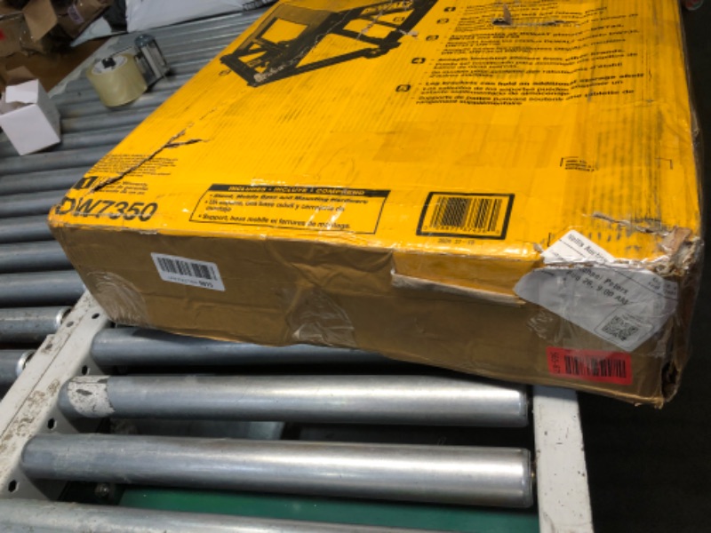 Photo 1 of ***INCOMPLETE - MISSING HALF THE PARTS - SEE PICTURES***
DEWALT Planer Stand with Integrated Mobile Base, 24” x 22” x 30” (DW7350)