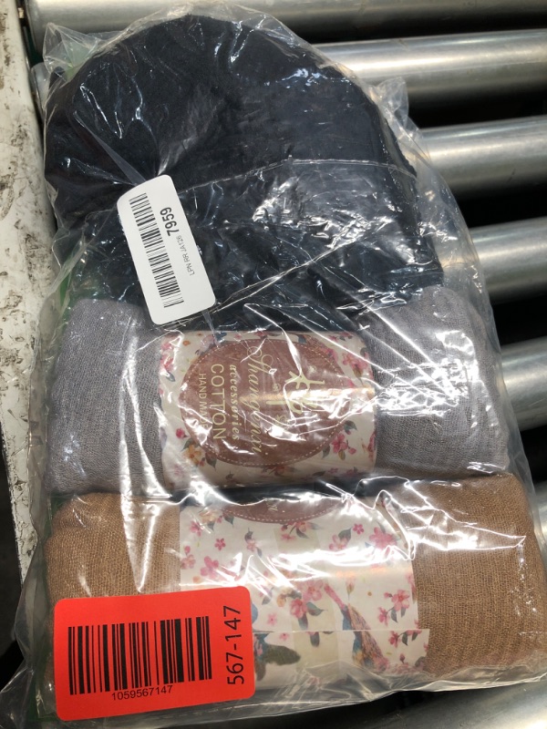 Photo 1 of (USED/FAIR) (BAGGED) Women Scarf Shawl for All Season 3PCS Scarve Wrap Scarve A.