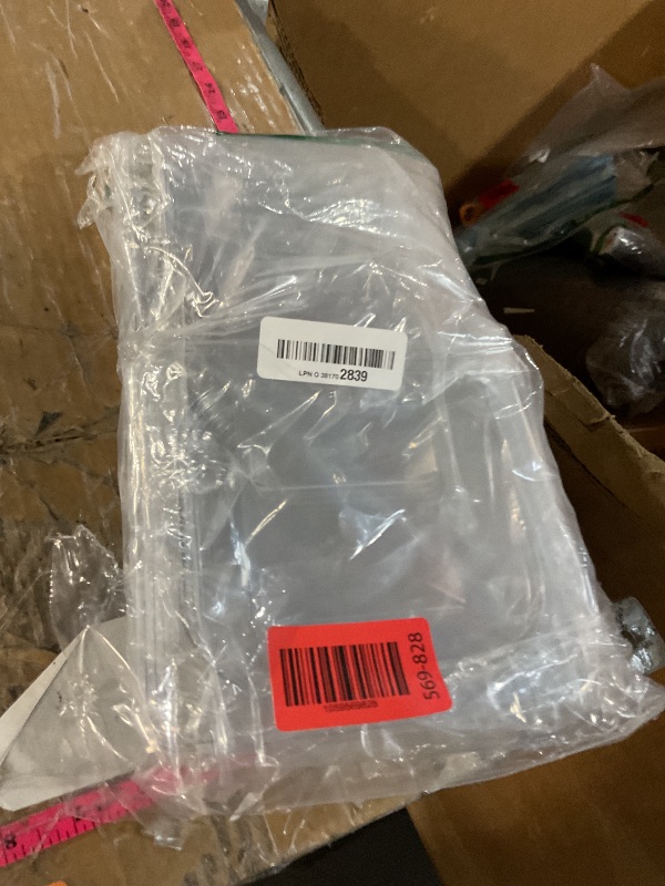Photo 1 of ***(LIDS ONLY/ DOES NOT COME WITH CONTAINERS)***10 Pack 1/6 Size Clear Polycarbonate Universal Handled Food Pan Lid, 6.9 x 6.3 Inch for Fruits and Vegetables