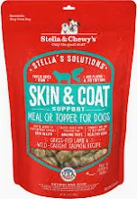 Photo 1 of ***(EXP: 10/03/2025)*** Stella & Chewy's Stella's Solutions Skin & Coat Support Freeze-Dried Raw Grass-Fed Lamb & Wild-Caught Salmon Dinner Morsels Dog Food, 4.25-oz bag 8 PACKS 