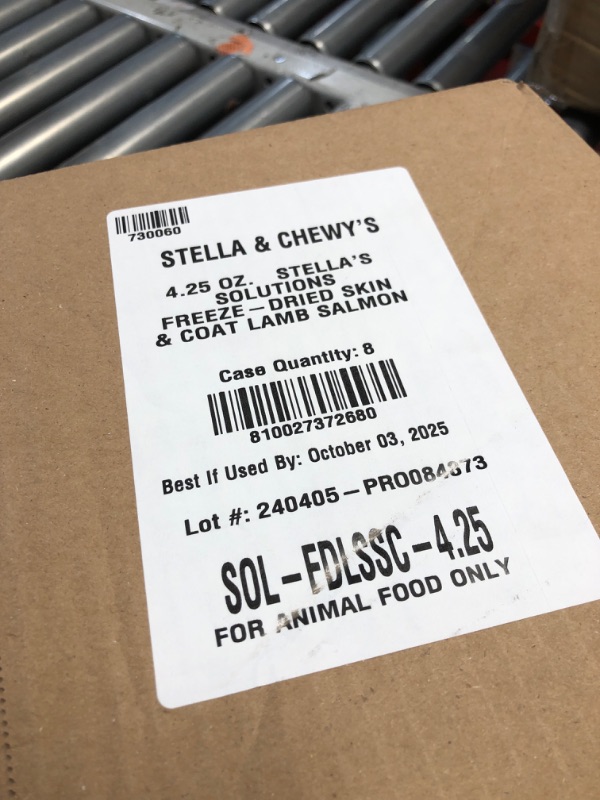 Photo 1 of ***(EXP: 10/3/2025) NONREFUNDABLE*** Stella & Chewy's Freeze-Dried Raw Cat Dinner Morsels - Premium Duck & Goose Recipe with 98% Cage-Free Poultry & Organs - Natural Grain-Free Cat & Kitten Food - Made in USA - 3.5 oz, 8 PACKS 