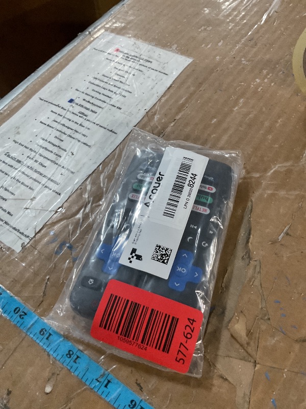 Photo 1 of (Pack of 2) Replacement-Remote-Control for Roku-TV,Compatible for TCL Roku/Hisense Roku/Onn Roku/Philips Roku Smart TVs(Not for Roku Stick and Box)