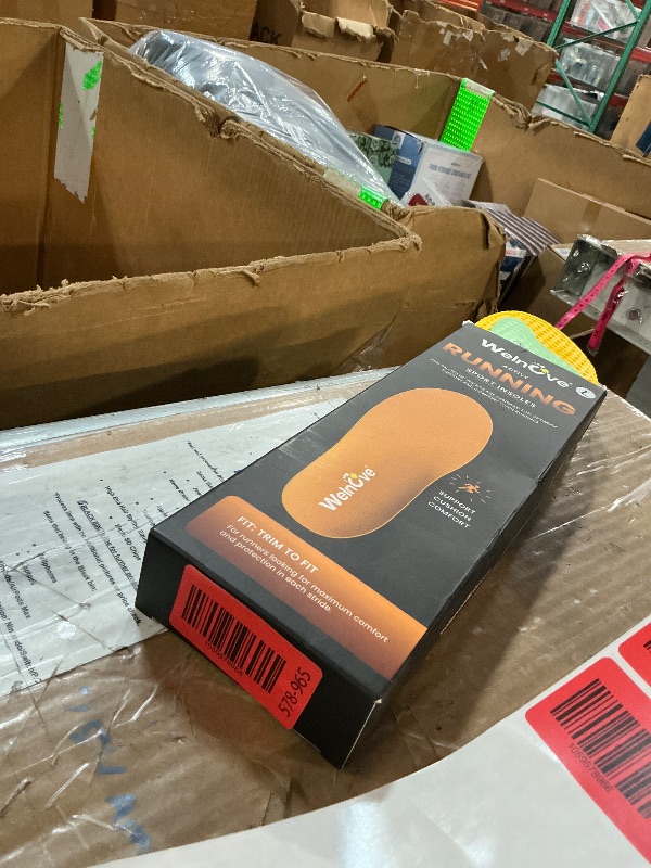 Photo 1 of Welnove Performance Running Sport Insoles – Shock Absorption Athletic Inserts Lightweight & Thin Design with Energy Return Technology – Enhance Performance, Endurance & Foot Alignment-L