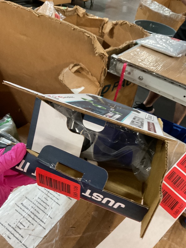 Photo 1 of LE LEMATEC Sand Blaster Gun Kit for Air Compressor, Portable Abrasive Media Blaster for Cleaning, Paint & Rust Removal, Works with Aluminum, Sand, Walnut, & Soda, Ideal for Metal & Wood, AS118 Blue