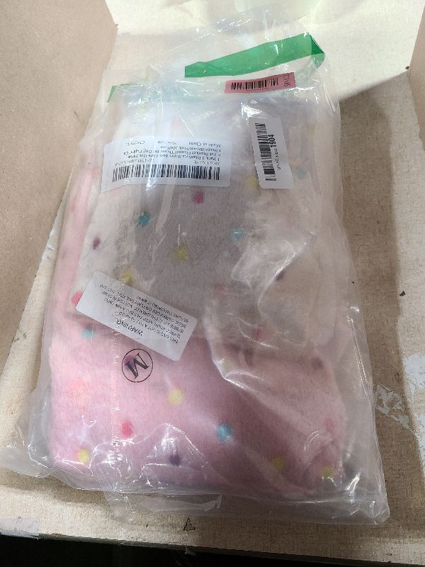 Photo 1 of 1 Pack 3 Blankets Super Soft Cute Dot Pattern Pet Blanket Flannel Throw for Dog Puppy Cat Beige/Brown/Pink Medium