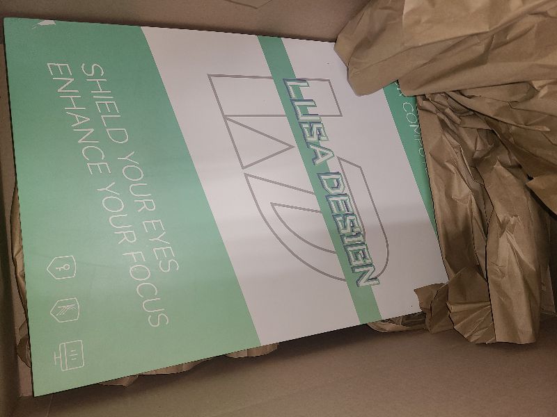 Photo 1 of [2 Pack] Magnetic 27 Inch Privacy Screen for 16:9 Aspect Ratio Widescreen Computer Monitor, Anti Glare Blue Light Protector Shield Filter for Eyes, Removable Computer Monitor Privacy Screen 27 inch