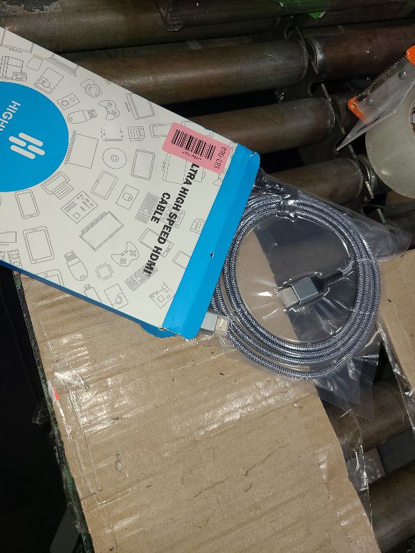 Photo 1 of 10K 8K HDMI 2.1 Cable 2-Pack 6.6FT, Highwings Certified 48Gbps Ultra High Speed Slim HDMI Cord,Support 4K@120Hz 8K@60Hz, HDCP 2.2&2.3, Dynamic HDR,eARC,DTS:X, Compatible with Roku TV/HDTV/PS5/Blu-ray